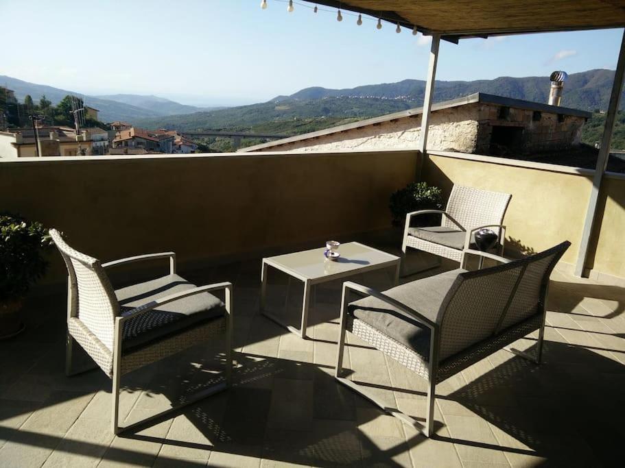 Willa Casa Torre Con Terrazza Panoramica Futani Zewnętrze zdjęcie